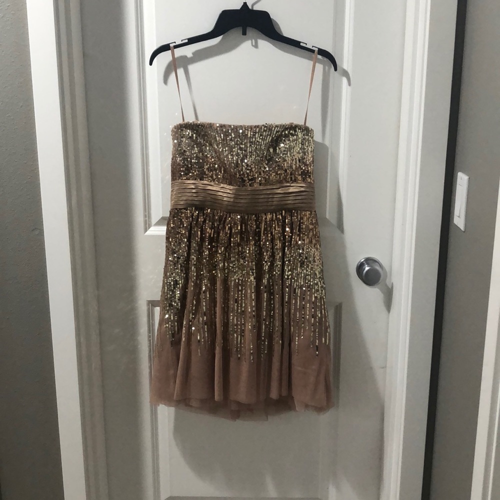 BCBG strapless dress. Size 12. Never worn